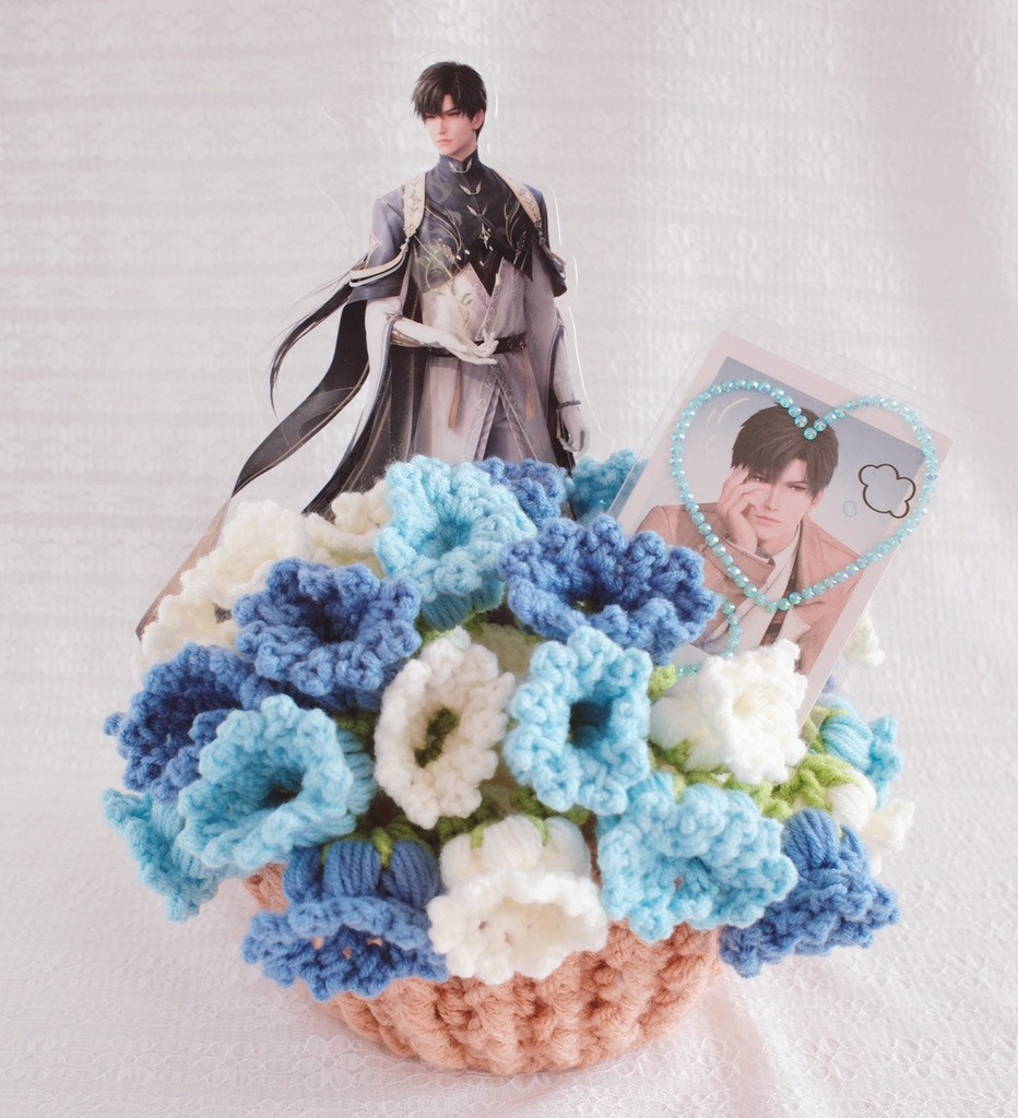 推し活 お花型ブランケット&鉢セット(ぬいぐるみ・トレカ用)