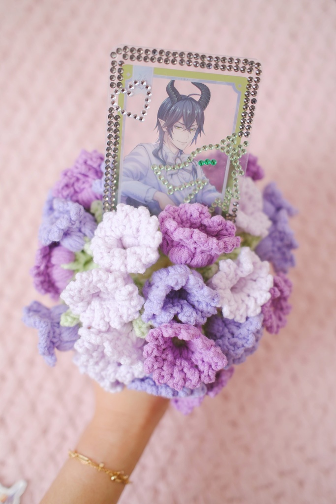 推し活 お花型ブランケット&鉢セット(ぬいぐるみ・トレカ用)