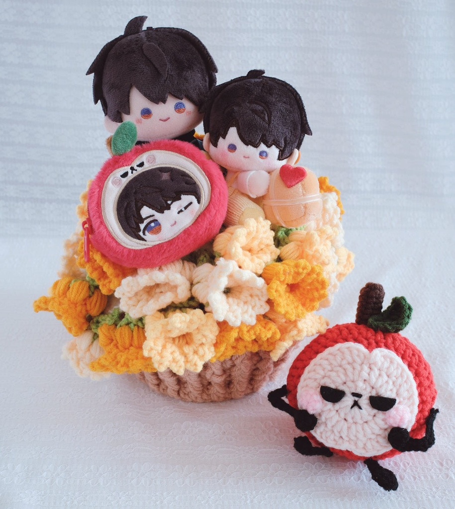 推し活 お花型ブランケット&鉢セット(ぬいぐるみ・トレカ用)