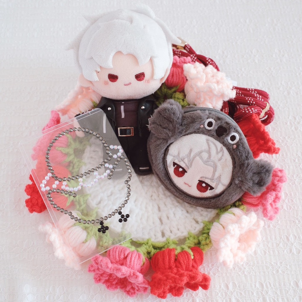 推し活 お花型ブランケット&鉢セット(ぬいぐるみ・トレカ用)