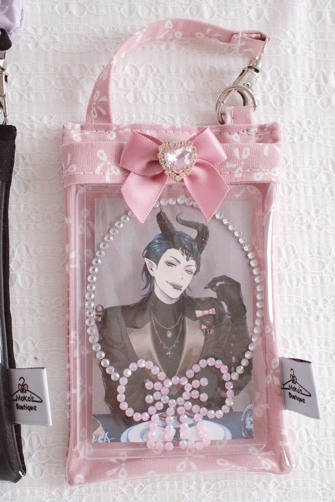 リボン付き バディキャリーバッグ ミニ(ミニぬい・トレカ用ポーチ)