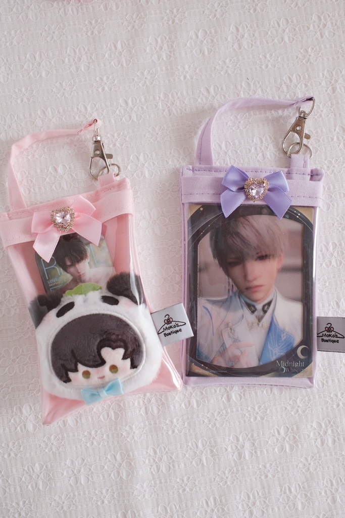 リボン付き バディキャリーバッグ ミニ(ミニぬい・トレカ用ポーチ)