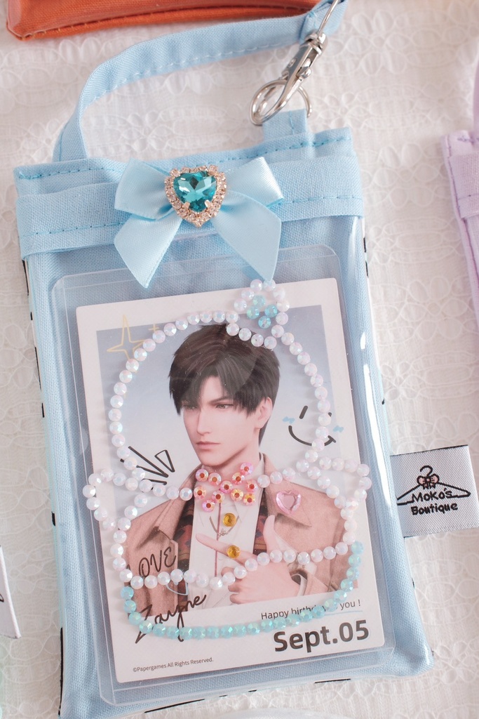 リボン付き バディキャリーバッグ ミニ(ミニぬい・トレカ用ポーチ)