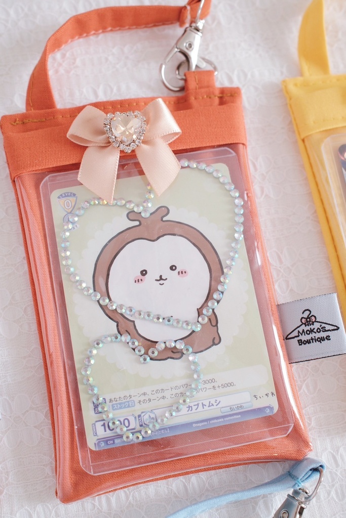 リボン付き バディキャリーバッグ ミニ(ミニぬい・トレカ用ポーチ)