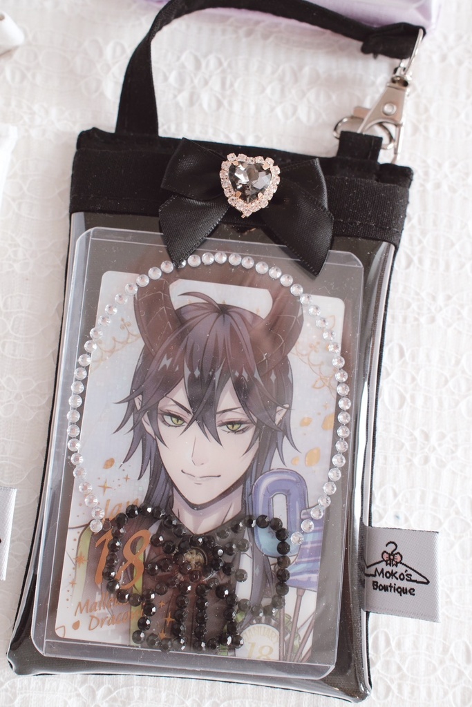 リボン付き バディキャリーバッグ ミニ(ミニぬい・トレカ用ポーチ)