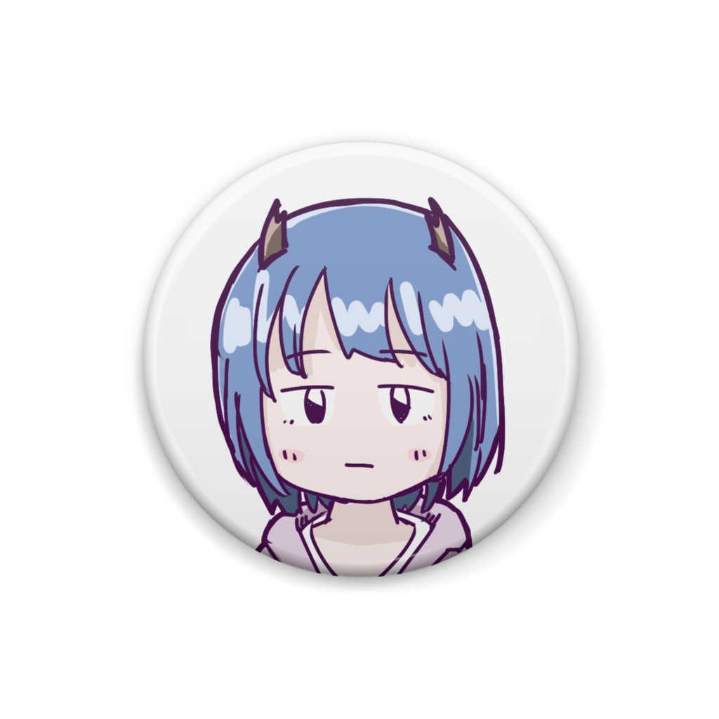 クワガタ　缶バッジ