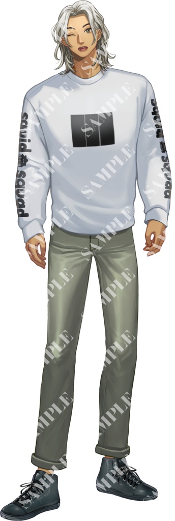 【立ち絵素材】男性_全身