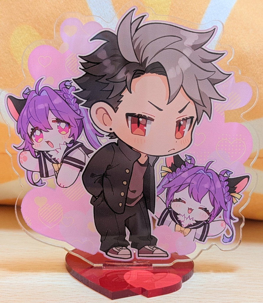 新くんアクスタwith夢ちゃん💜