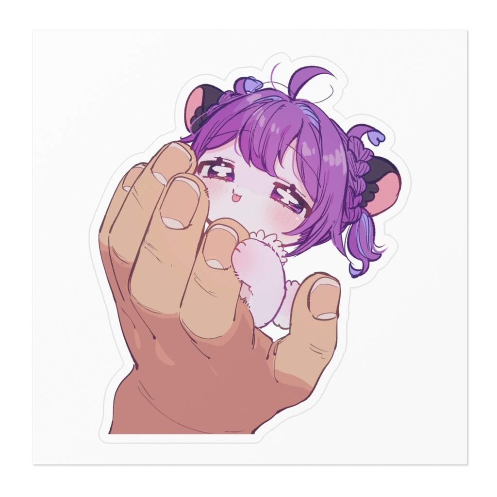 手のひら夢ちゃんステッカー