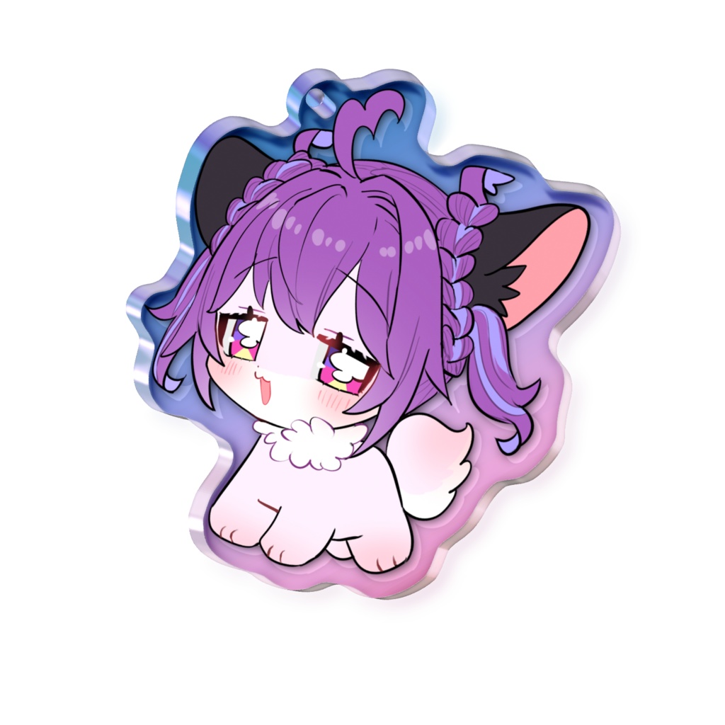 夢ちゃん🌸オーロラアクキー