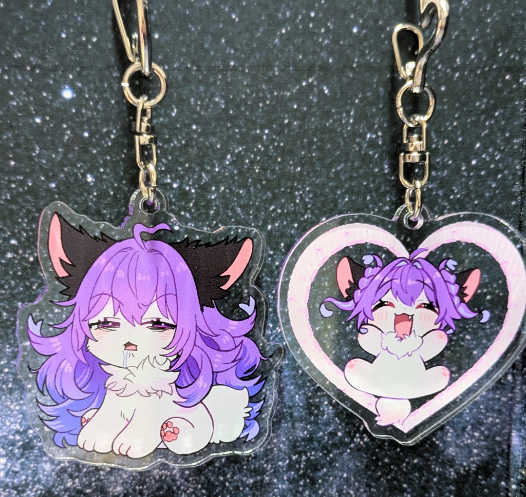 夢ちゃんプリチーアクキーセット💞