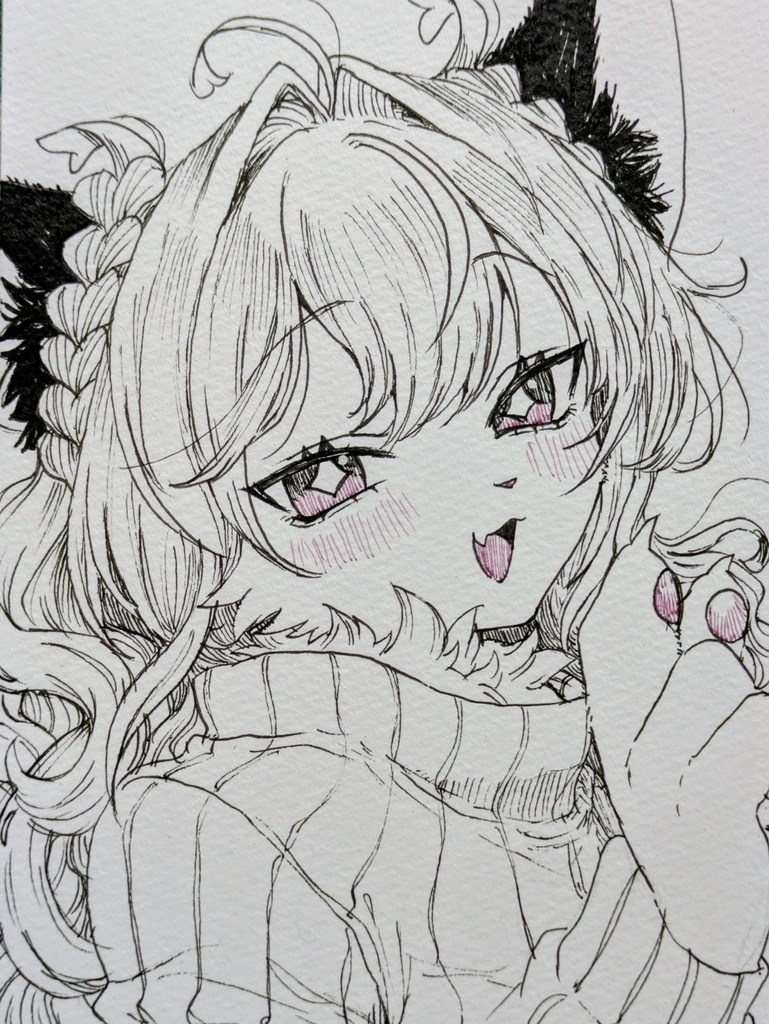 【1点物原画(ミニ画用紙)】夢ちゃん