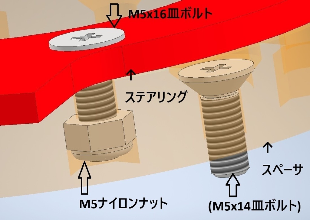 Simagic_ステアリング用_スペーサ(PCD74_NARDI等) 3Dプリント用データ
