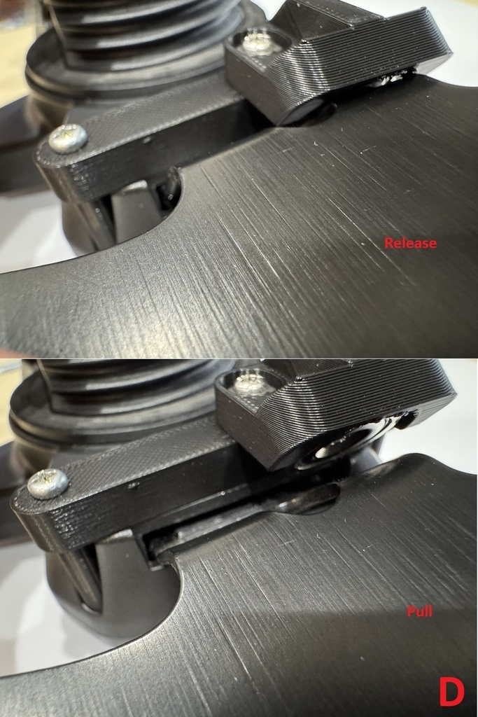 スラストマスター Thrustmaster T300RS用 パドルシフターGT_MODパーツVer.0 3Dプリント用データ(STL)