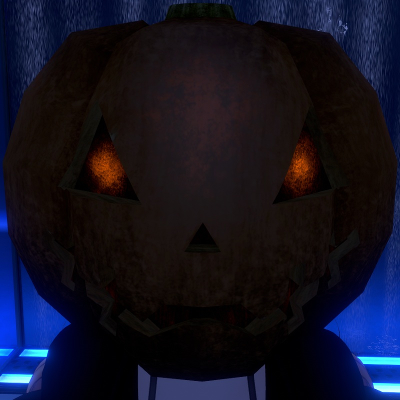 【VRChat想定】置くだけ自動!かぼちゃの被り物ギミック(Modular Avatar対応)