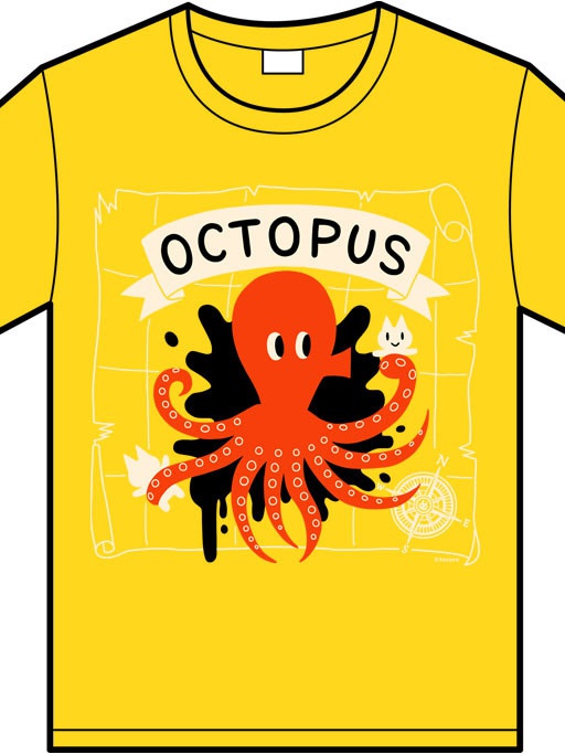 Tシャツ(オクトパス)