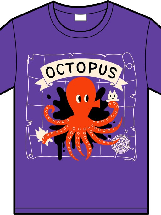 Tシャツ(オクトパス)