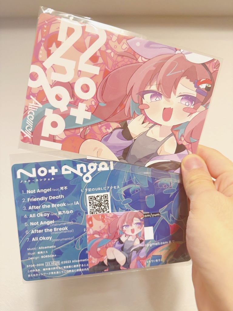 Not Angel (DLカード + ステッカー)