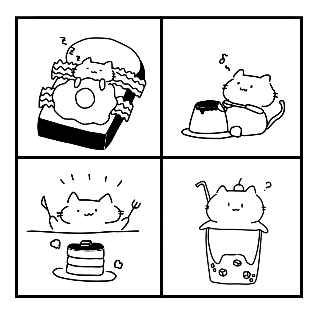 ねこの日常スウェット