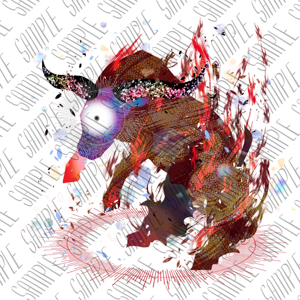 クトゥルフ神話TRPG 神話的生物立ち絵 参