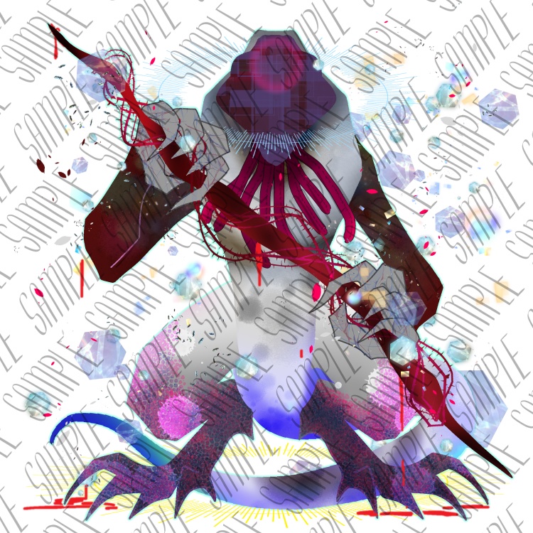 クトゥルフ神話TRPG 神話的生物立ち絵 参