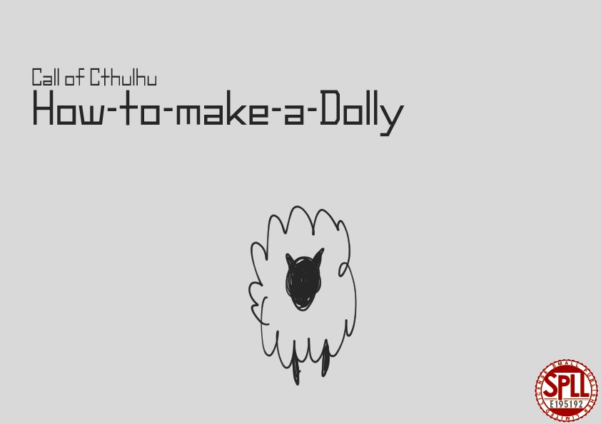 クトゥルフ神話TRPG　How-to-make-a-Dolly　SPLL:E195192