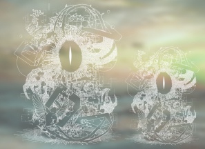 （無償）クトゥルフ神話TRPG神格白線画（ダオロス）