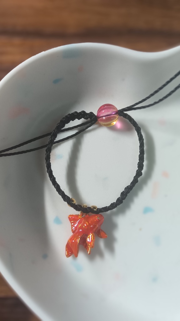 ✨ぬいちゃんと使える2WAYブレスレット【金魚すくい】