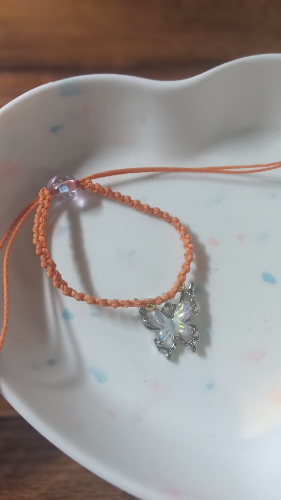 ぬいちゃんと使える2WAYブレスレット【誘い蝶】