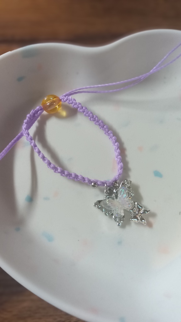 ぬいちゃんと使える2WAYブレスレット【誘い蝶】