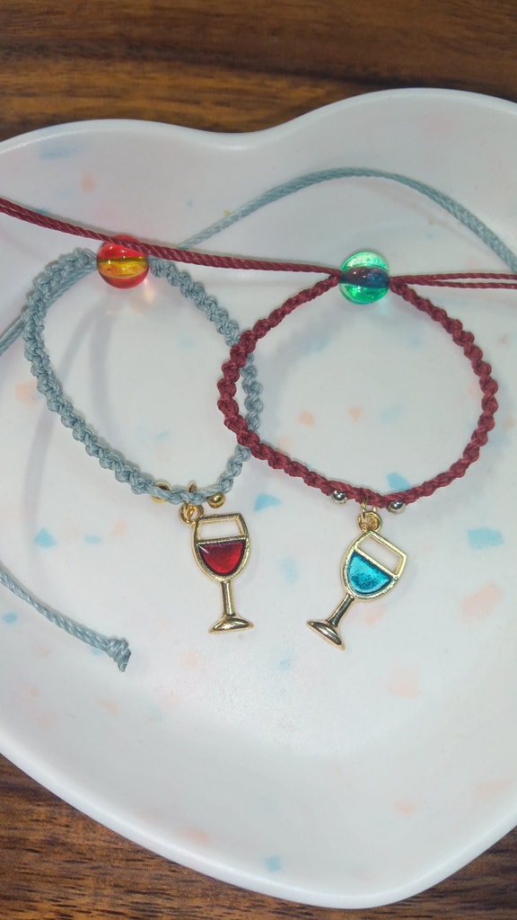 ぬいちゃんと使える2WAYブレスレット【カクテル】