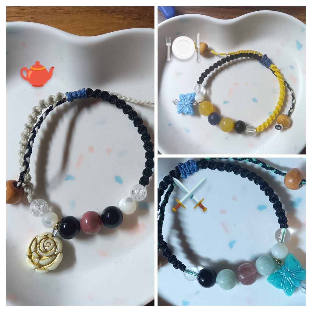 【福袋】aknkキャライメージ天然石ブレスレットセット