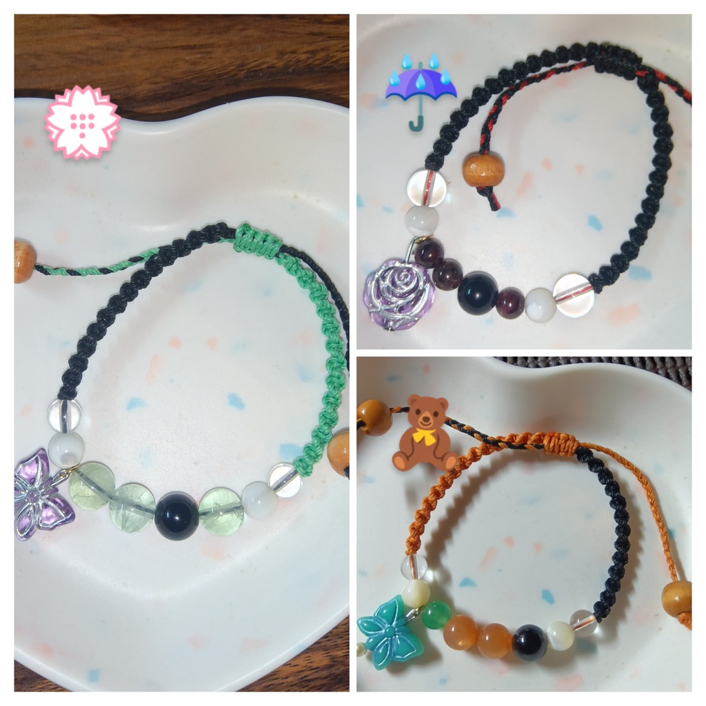 【福袋】aknkキャライメージ天然石ブレスレットセット