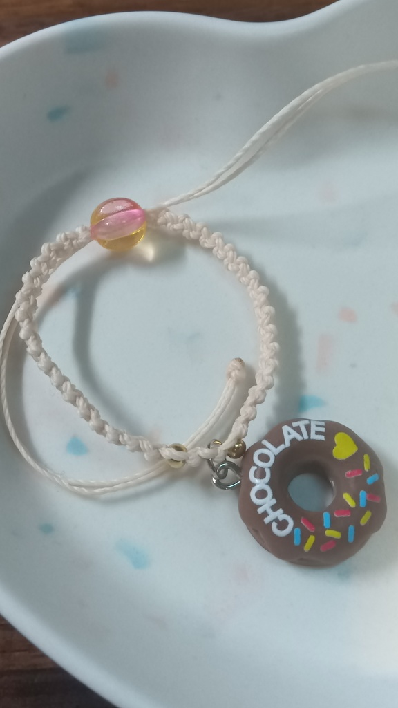 ぬいちゃんと使える2WAYブレスレット【ドーナツ】