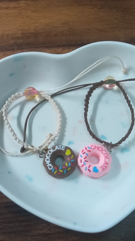 ぬいちゃんと使える2WAYブレスレット【ドーナツ】