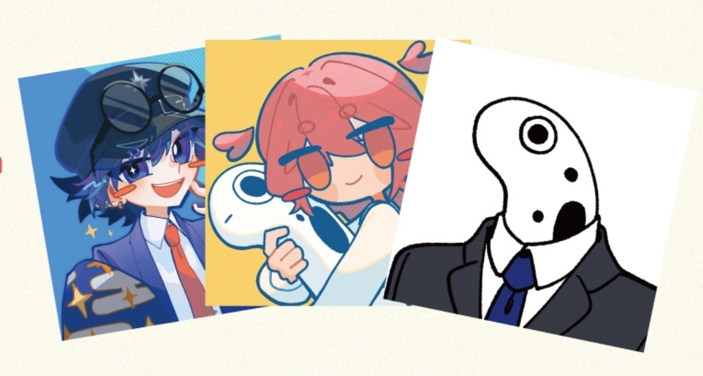 ましかくシール3枚セット