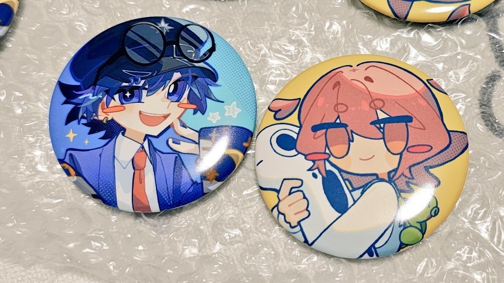 文化祭2025缶バッジ