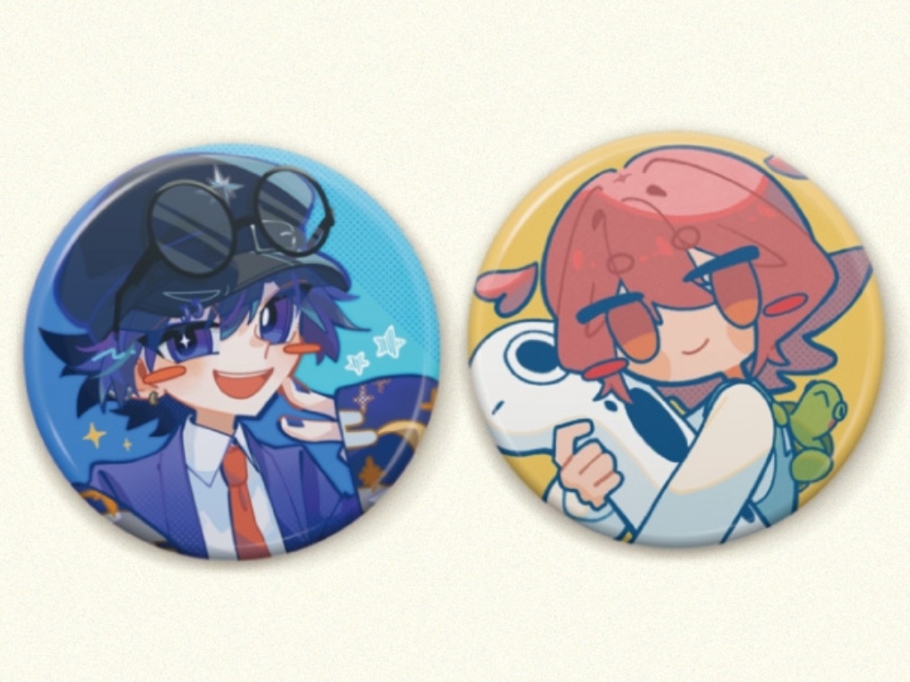 文化祭2025缶バッジ