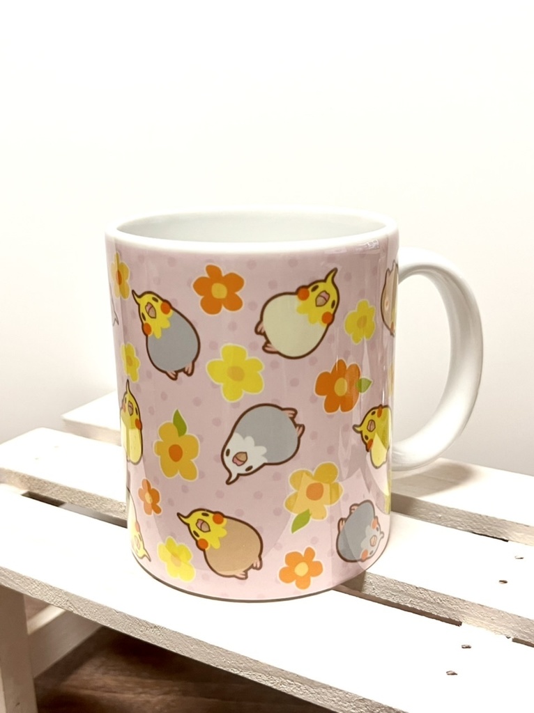 鳥のマグカップ