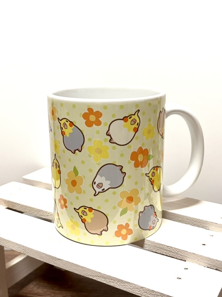 鳥のマグカップ