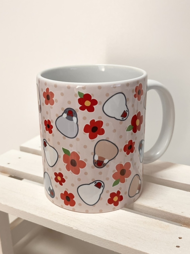 鳥のマグカップ