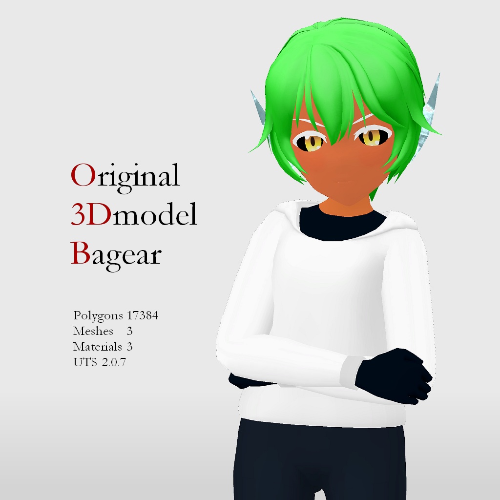 【オリジナル3Dモデル】Bagear -バギア-