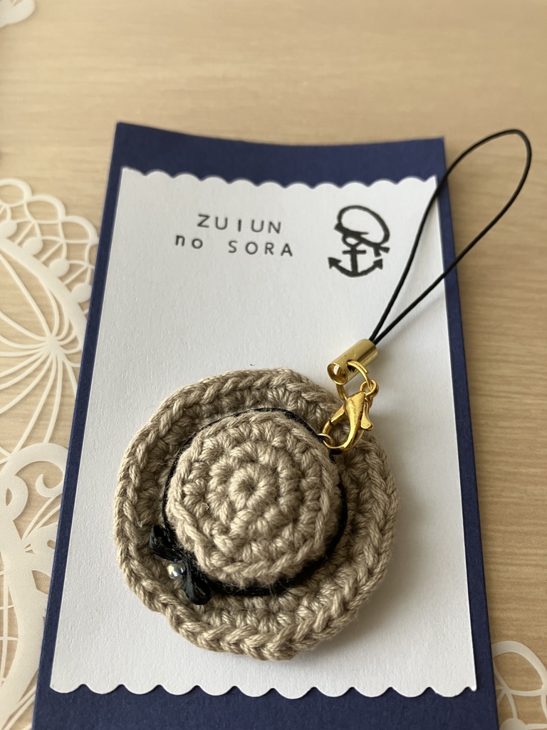 海防艦麦わら帽子ちりんちりんストラップ