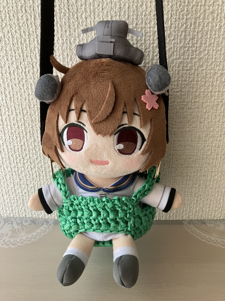 推しぬいおでかけバスケット(カラーバリエーション青、緑、紫)