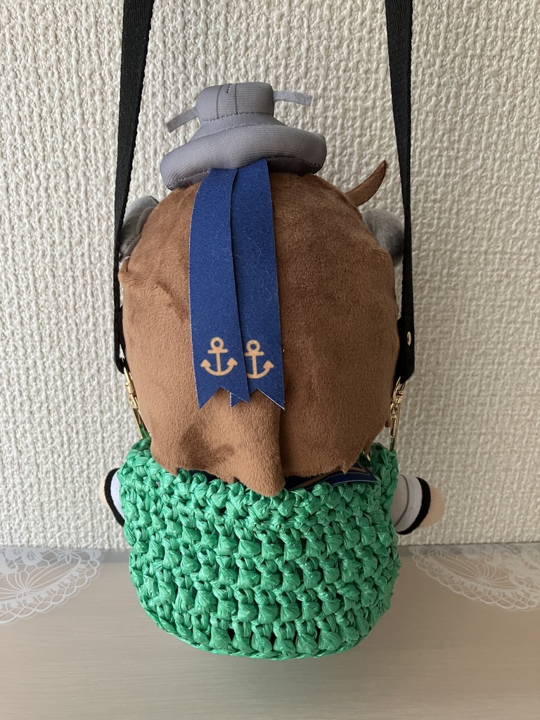 推しぬいおでかけバスケット(カラーバリエーション青、緑、紫)