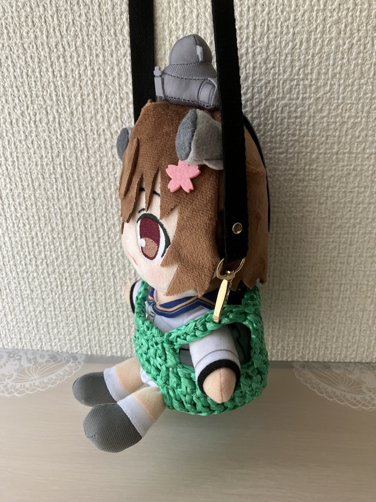 推しぬいおでかけバスケット(カラーバリエーション青、緑、紫)