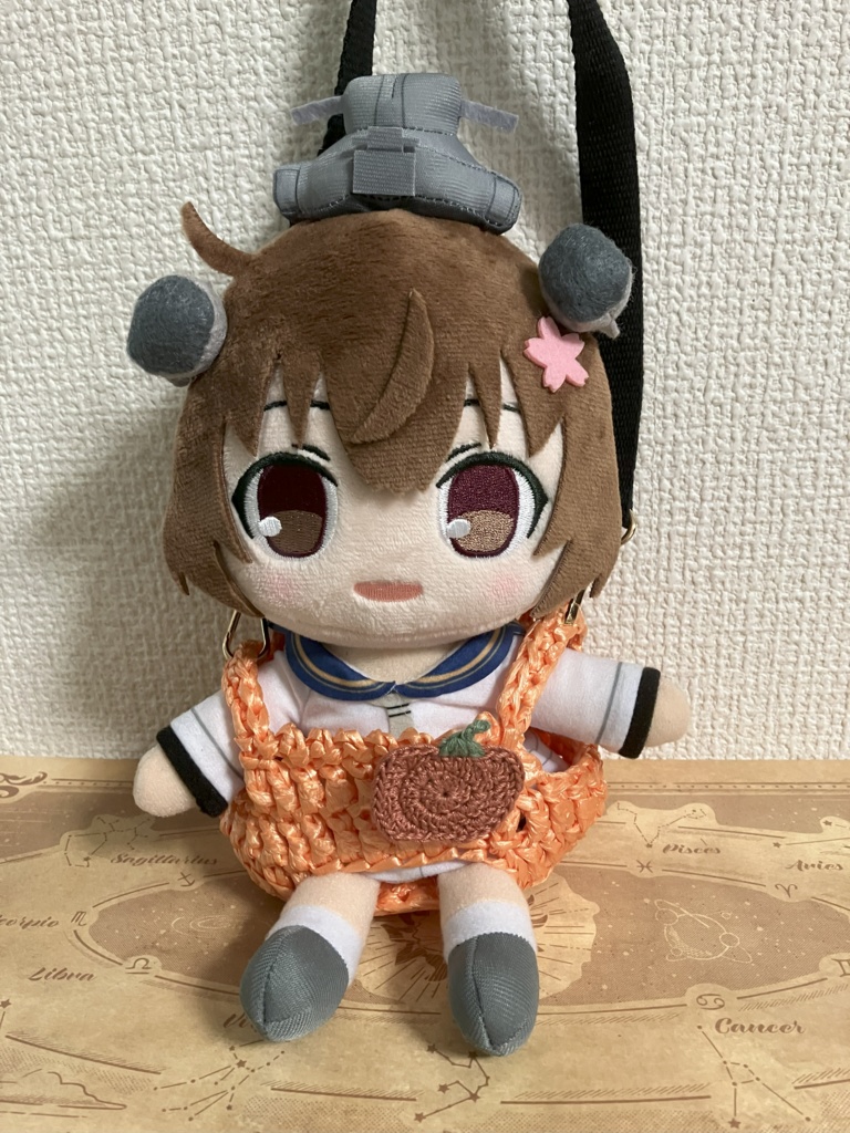 【限定２】推しぬいおでかけバスケットオレンジ（ハロウィンカボパンツバージョン）
