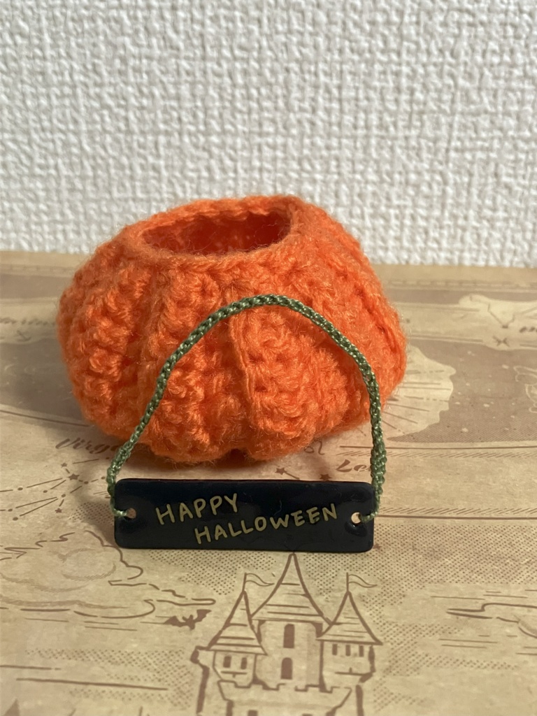 【限定5】ミニマスコット用ハロウィンパンプキンポット