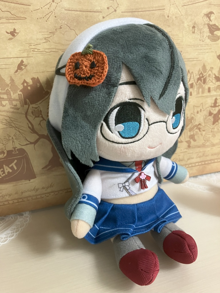【限定９】推しぬい用かぼちゃのヘアピンパッチン