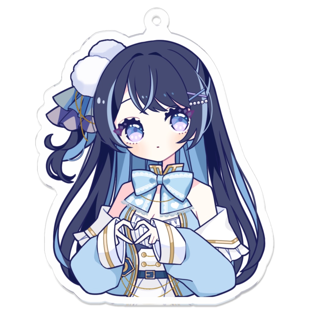 月城くりあ　オーロラアクリルキーホルダー